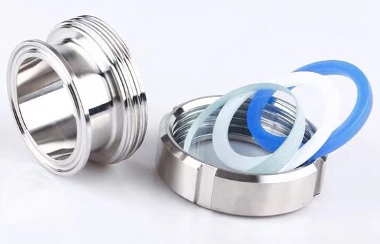 Sāna pieslēguma skatu stikliņš triclamp